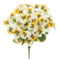 Pansy Bush, Yellow/White